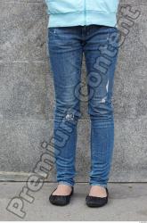 Leg Head Man Woman Casual Jeans Slim Athletic Street photo references